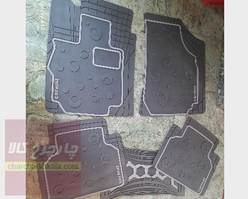 کفپوش لاستیک  ژله ای اسپرت سایزعمومی خودرو(5تکه)