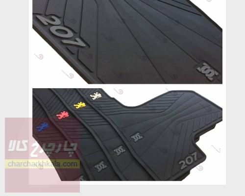 کفپوش لاتکس ژله ای پژو 207 صندوقدار